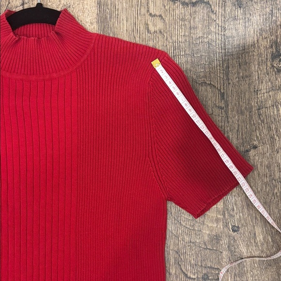 The Bay La Bae Vibrant Red Knit Top - Picture 7 of 9